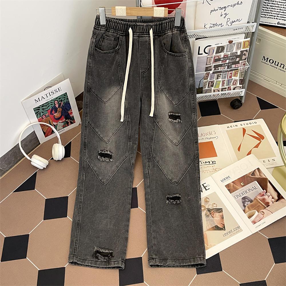 Men Relaxed Fit Mildly Distressed Light Fade Jeans