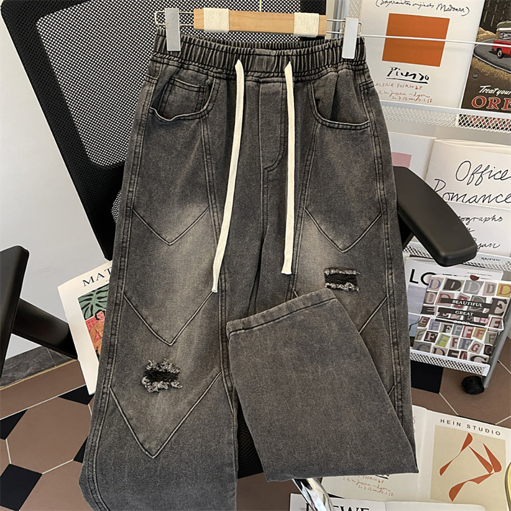 Men Relaxed Fit Mildly Distressed Light Fade Jeans
