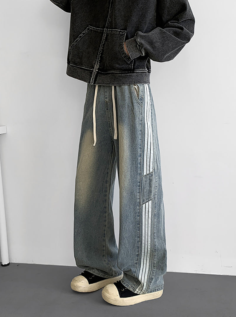 Men Relaxed Fit Light Fade Jeans