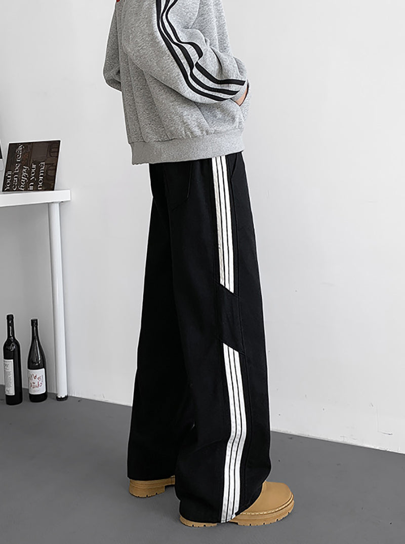 Men Striped Mid-Rise Jeans