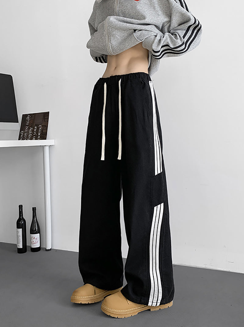 Men Striped Mid-Rise Jeans