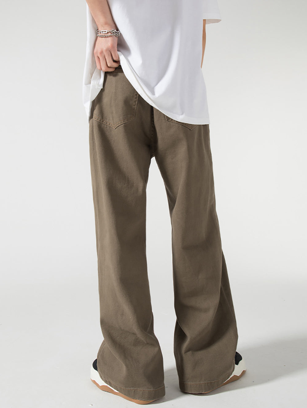 Men Mid-Rise Wide Leg Jeans