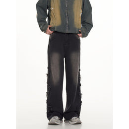 Men Relaxed Fit Light Fade Cotton Jeans