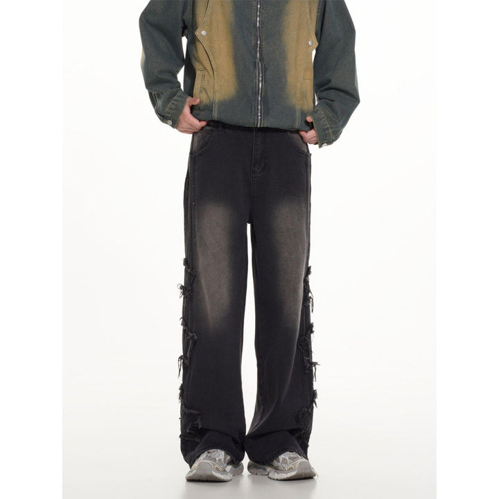 Men Relaxed Fit Light Fade Cotton Jeans