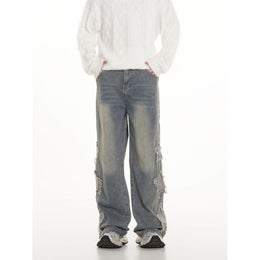 Men Heavy Fade Relaxed Fit Jeans