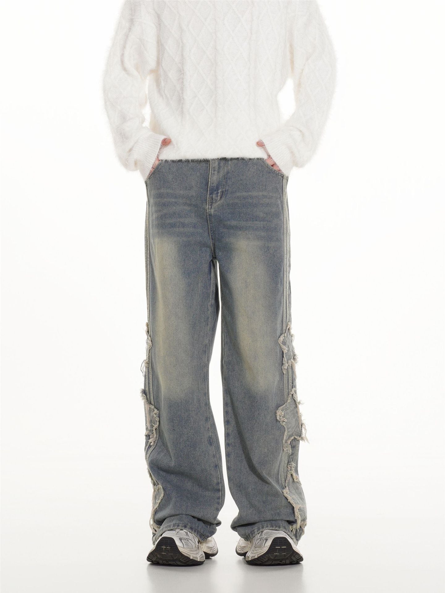 Men Heavy Fade Relaxed Fit Jeans