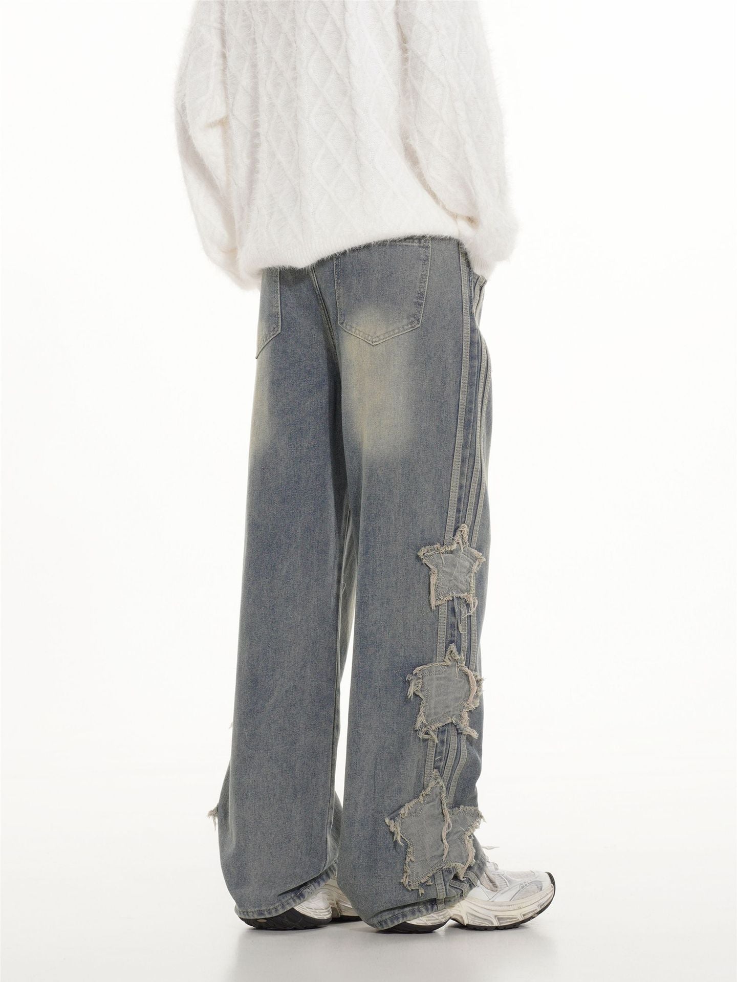 Men Heavy Fade Relaxed Fit Jeans