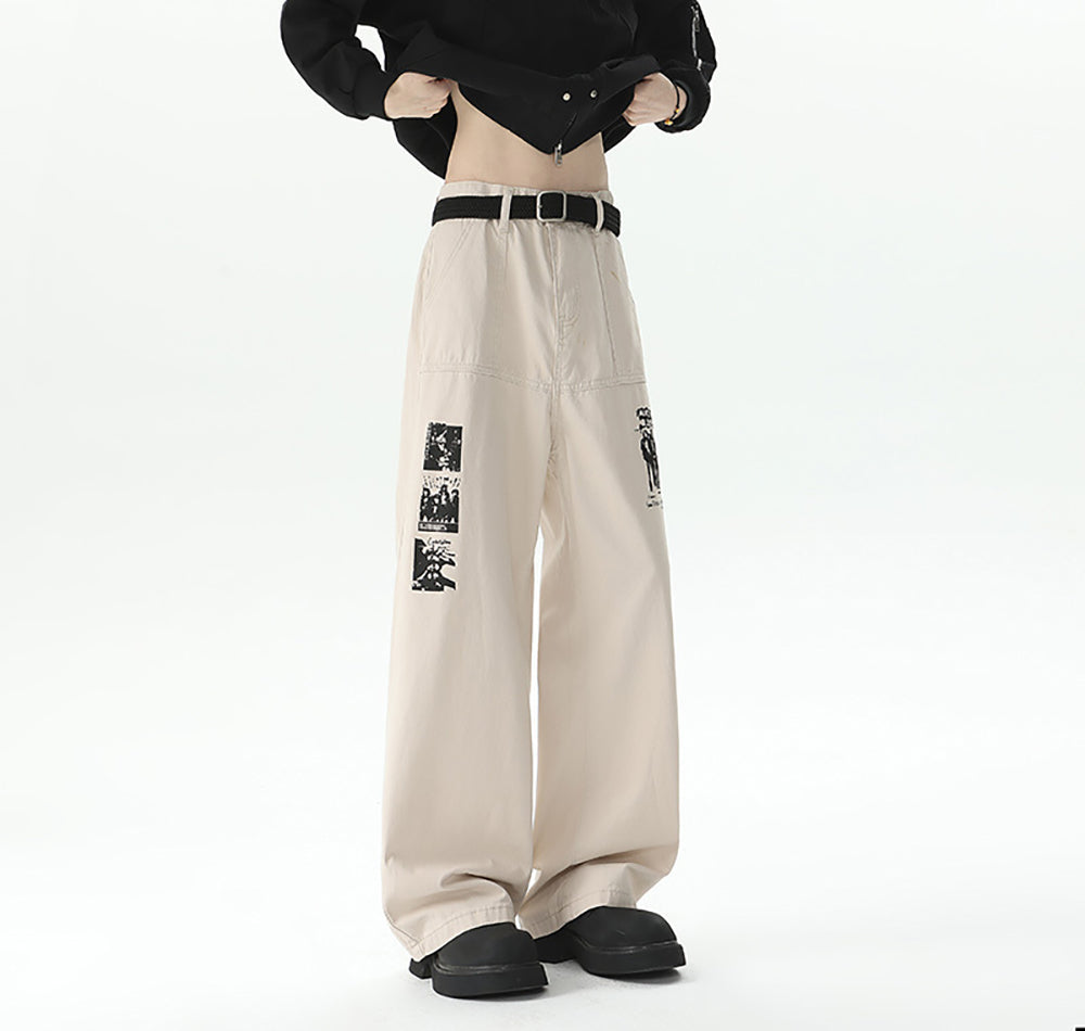 Men Wide Leg Jeans