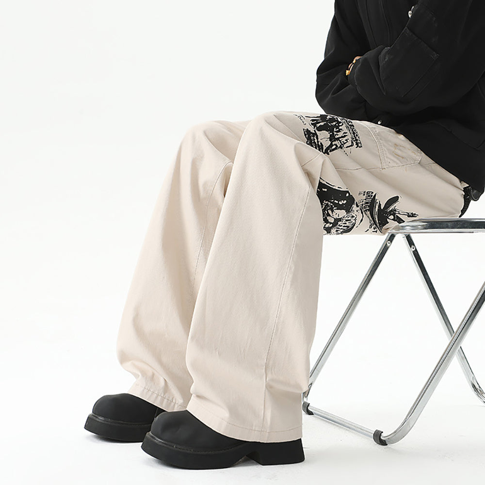 Men Wide Leg Jeans