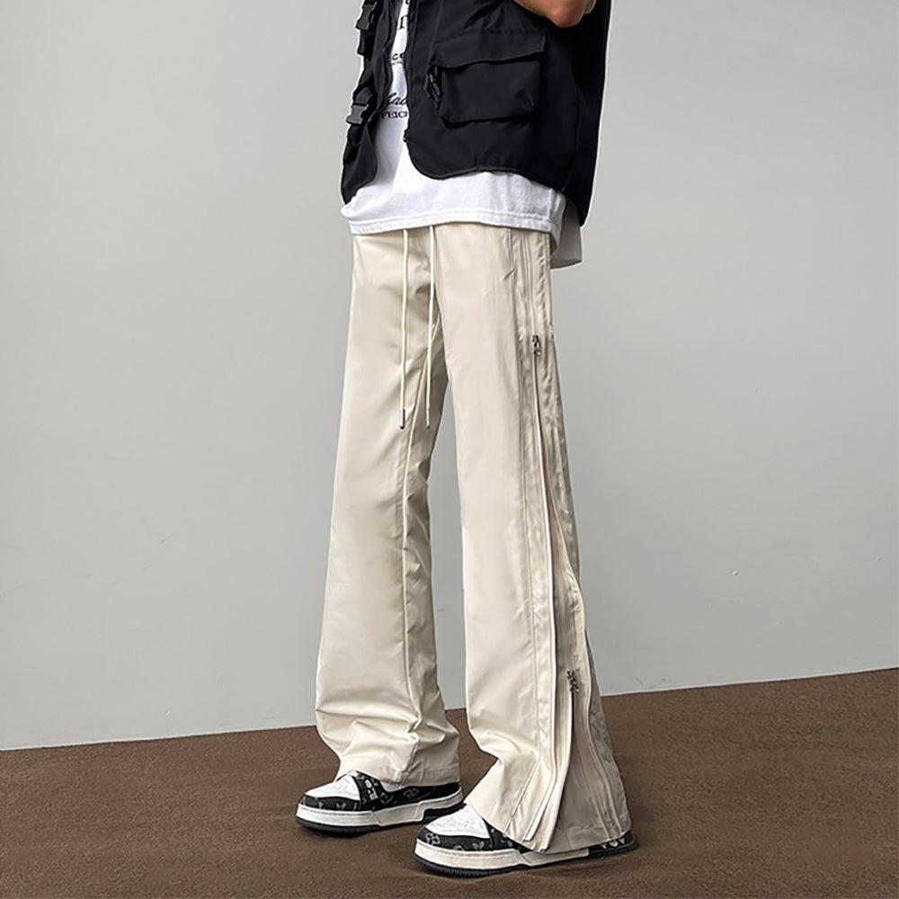 Men Loose Fit Wide Leg Trousers
