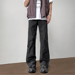 Men Straight Fit Easy Wash Trousers