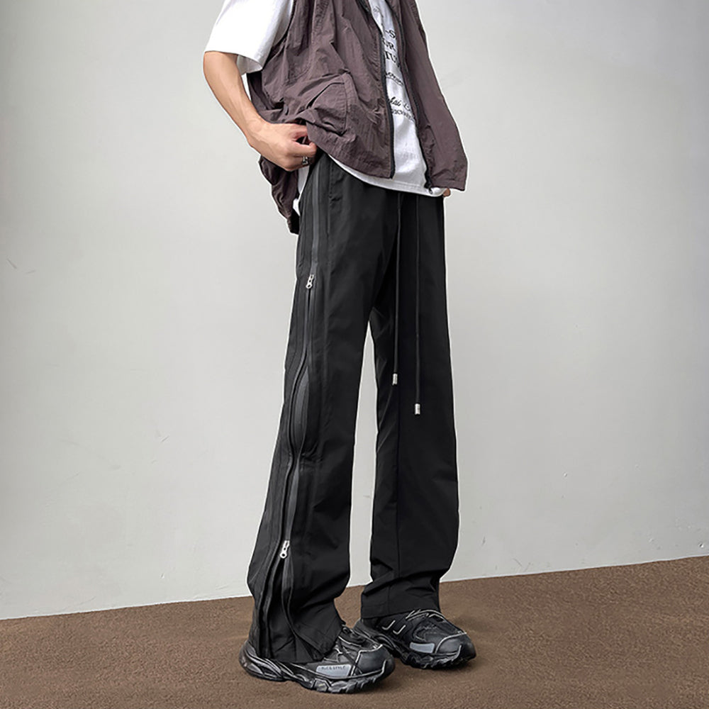 Men Straight Fit Easy Wash Trousers
