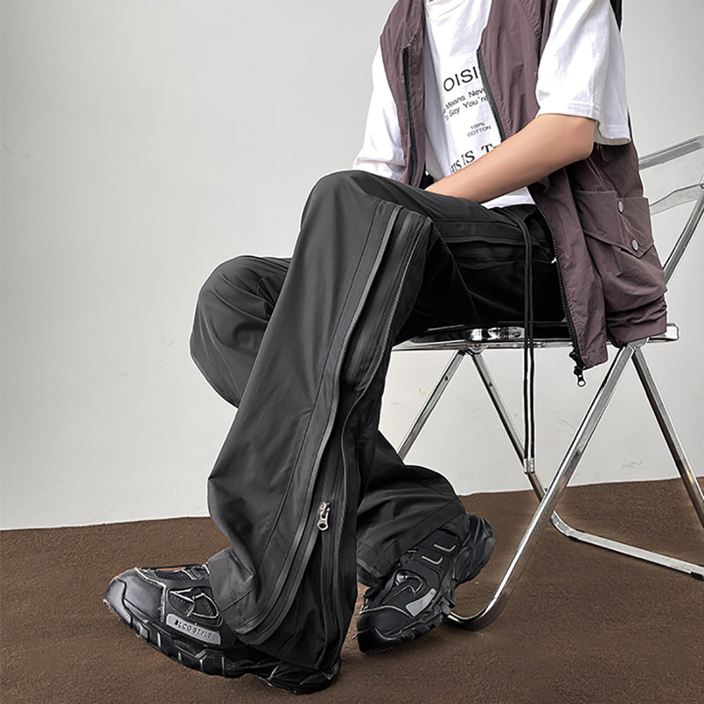 Men Straight Fit Easy Wash Trousers