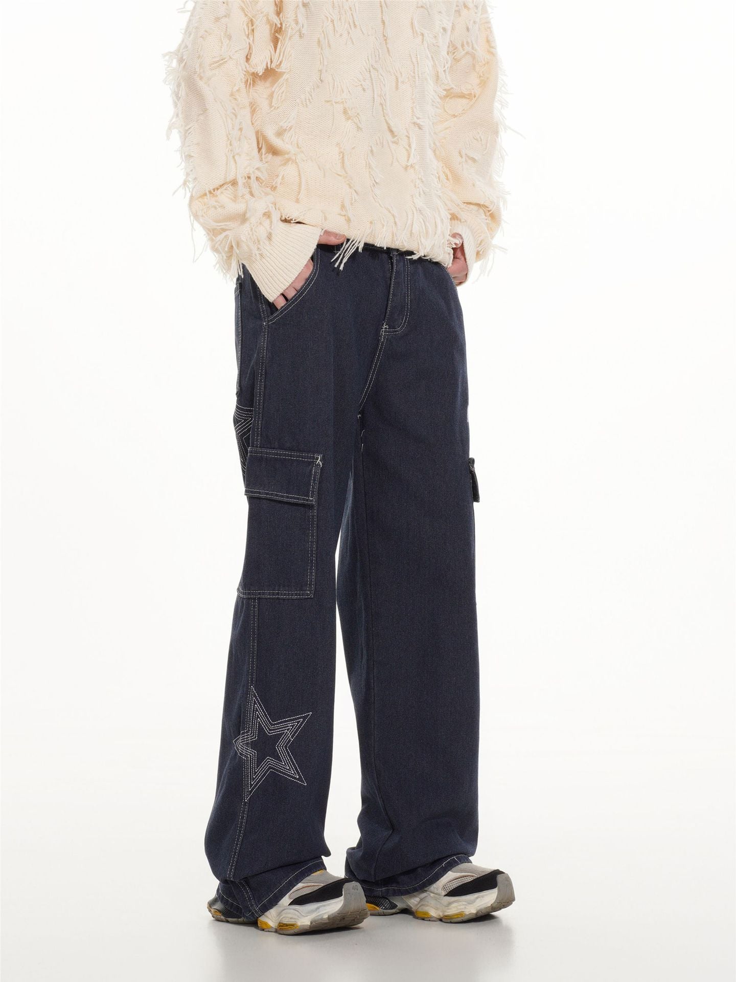 Men Relaxed Fit Light Fade Stretchable Jeans