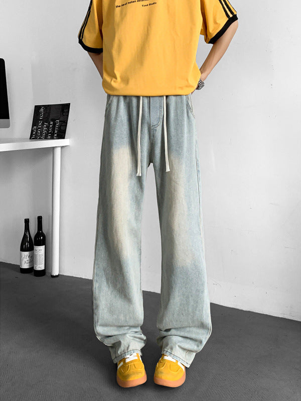 Men Relaxed Fit Mid-Rise Light Fade Jeans