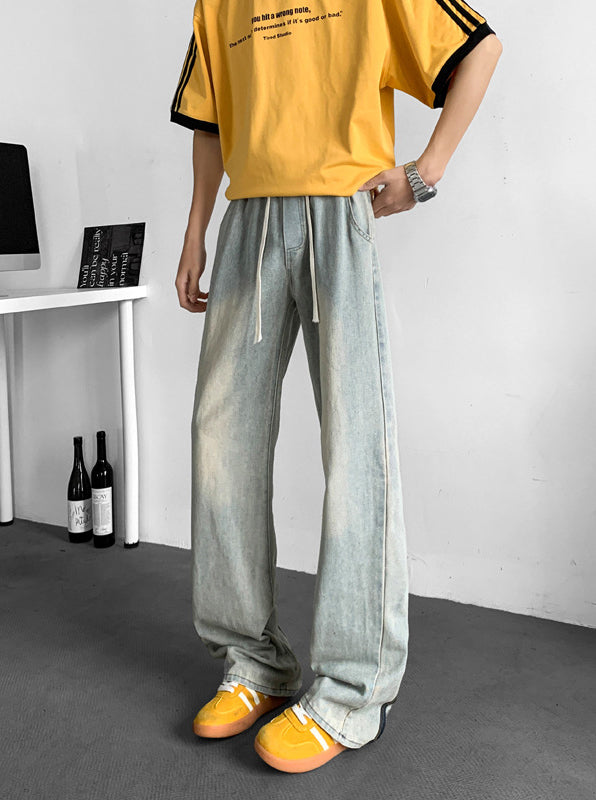 Men Relaxed Fit Mid-Rise Light Fade Jeans