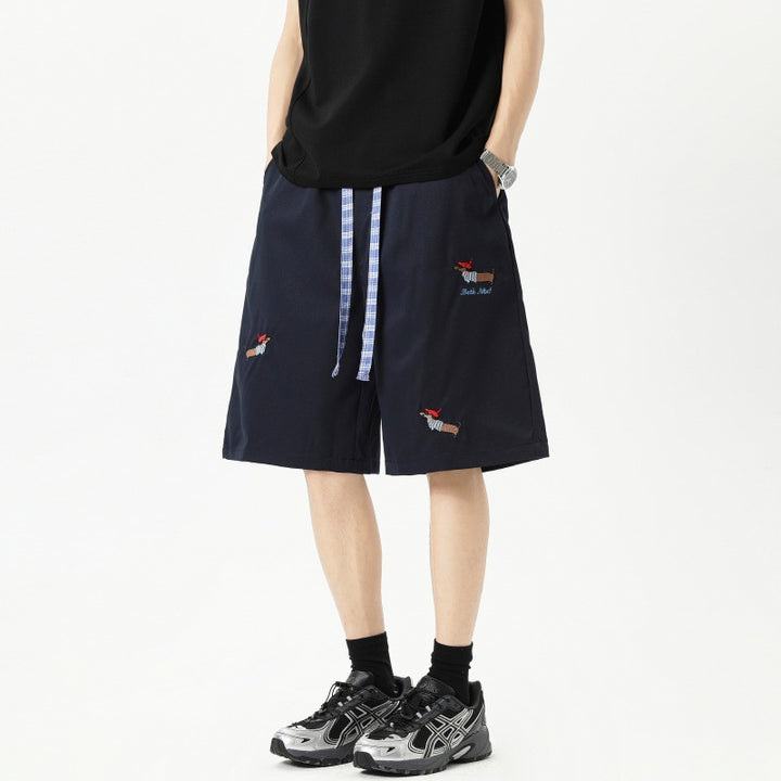 Men Regular Fit Mid-Rise Shorts