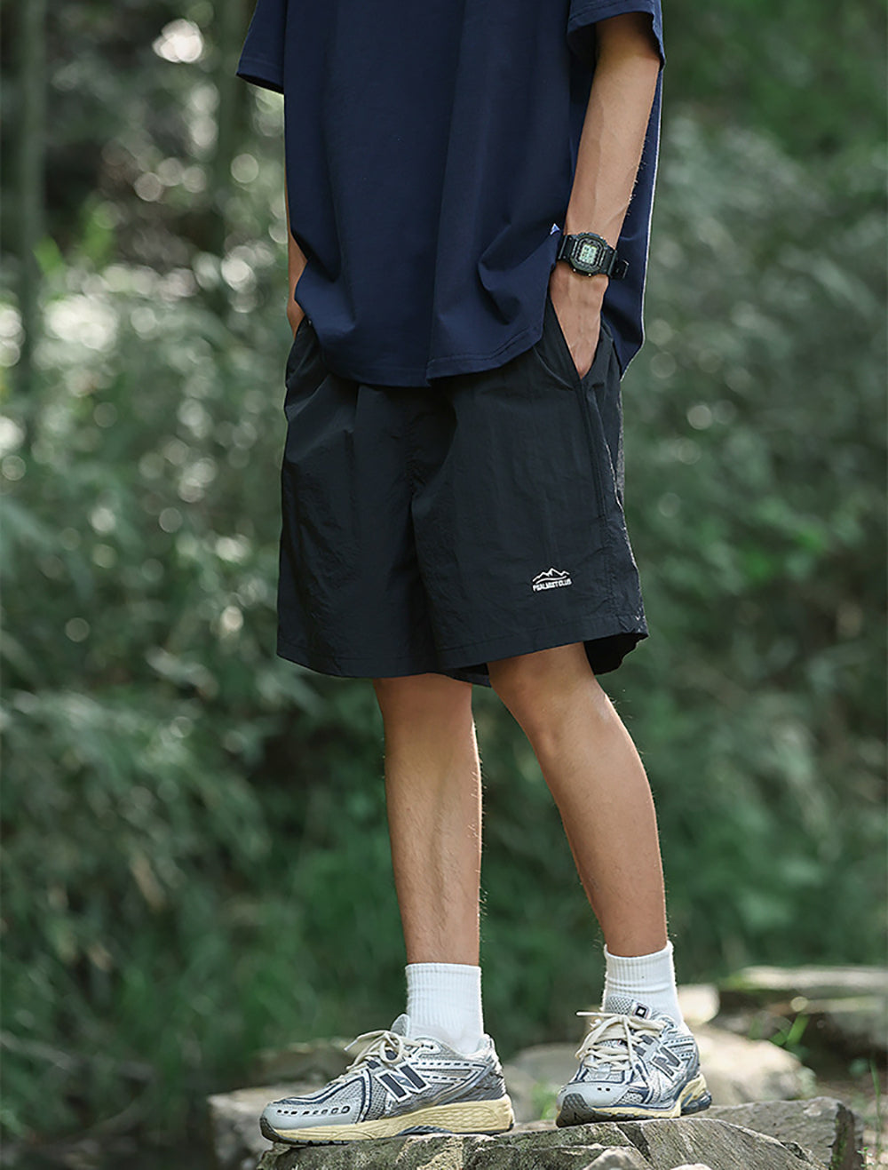 Men Mid-Rise Regular Fit Shorts