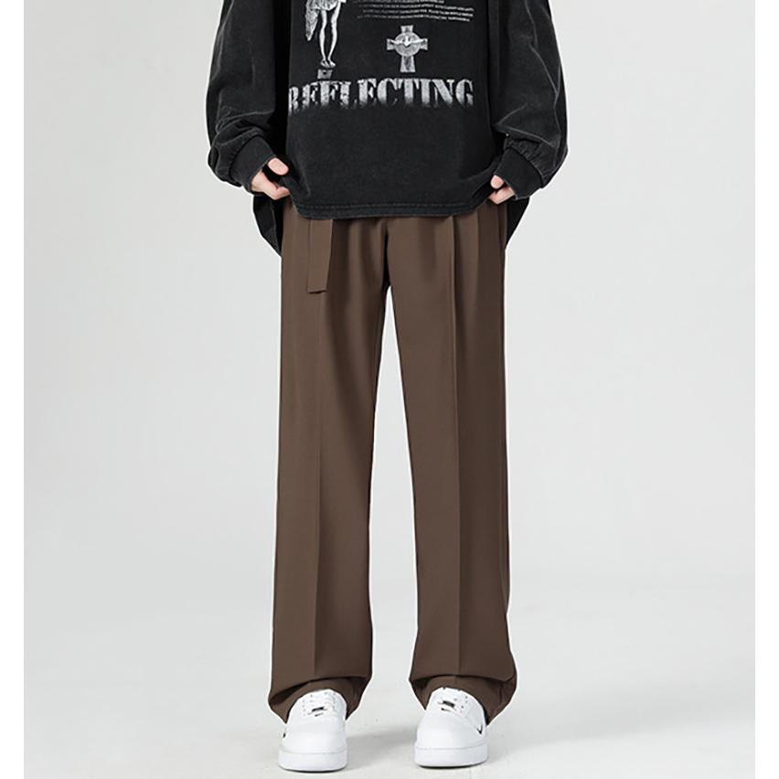 Men Straight Fit Mid-Rise Formal Trousers