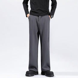 Men Straight Fit Trousers