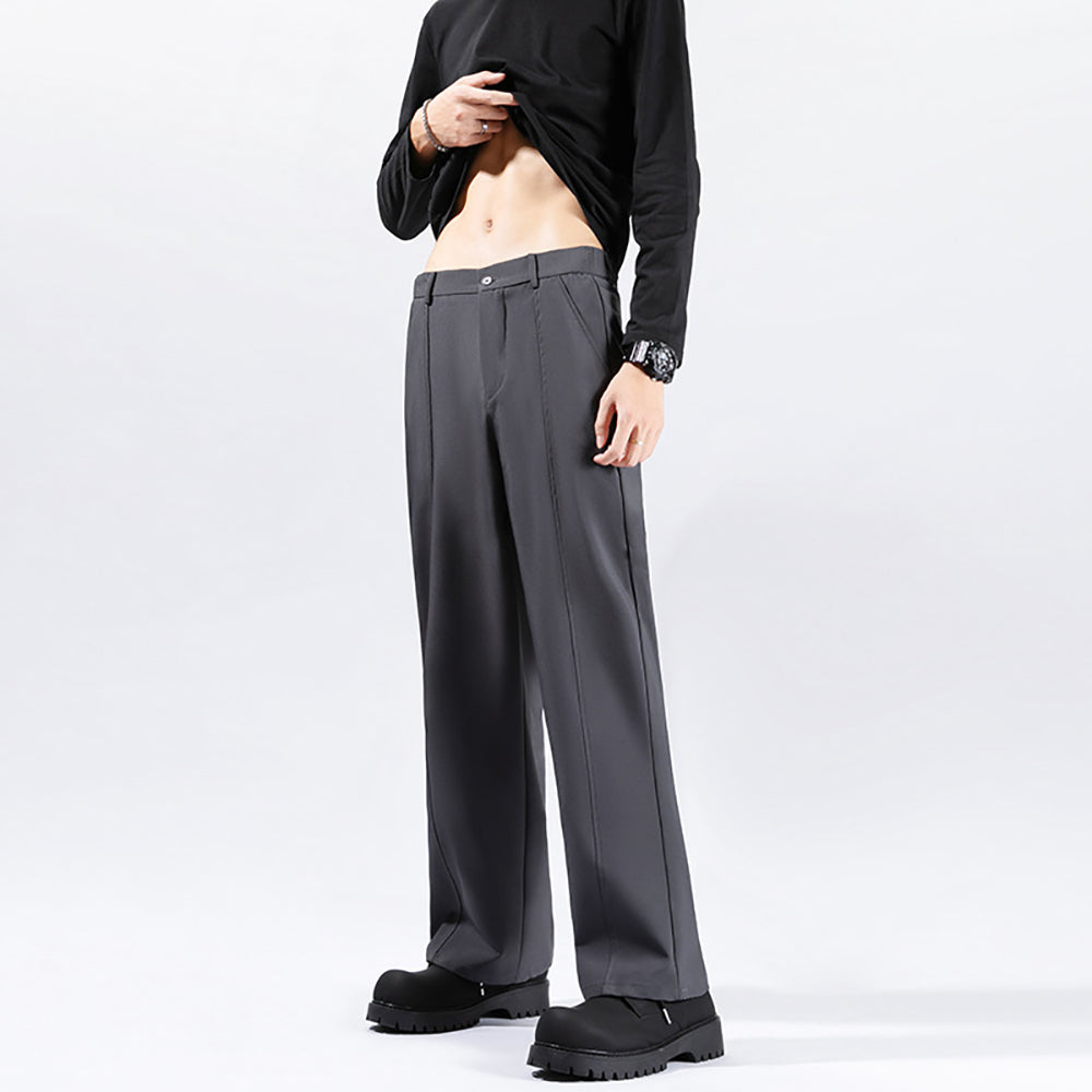 Men Straight Fit Trousers