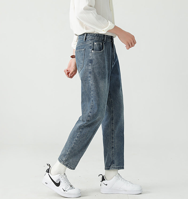 Men Light Fade Mid-Rise Stretchable Jeans