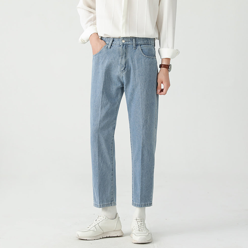 Men Regular Fit Mid-Rise Light Fade Jeans
