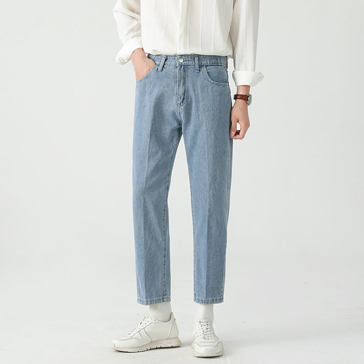 Men Regular Fit Mid-Rise Light Fade Jeans