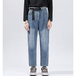 Men Light Fade Mid Rise Jeans