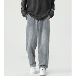 Men Straight Fit Light Fade Jeans