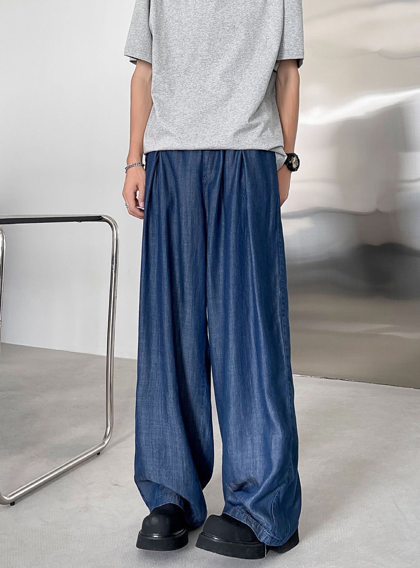Men Wide Leg Jeans