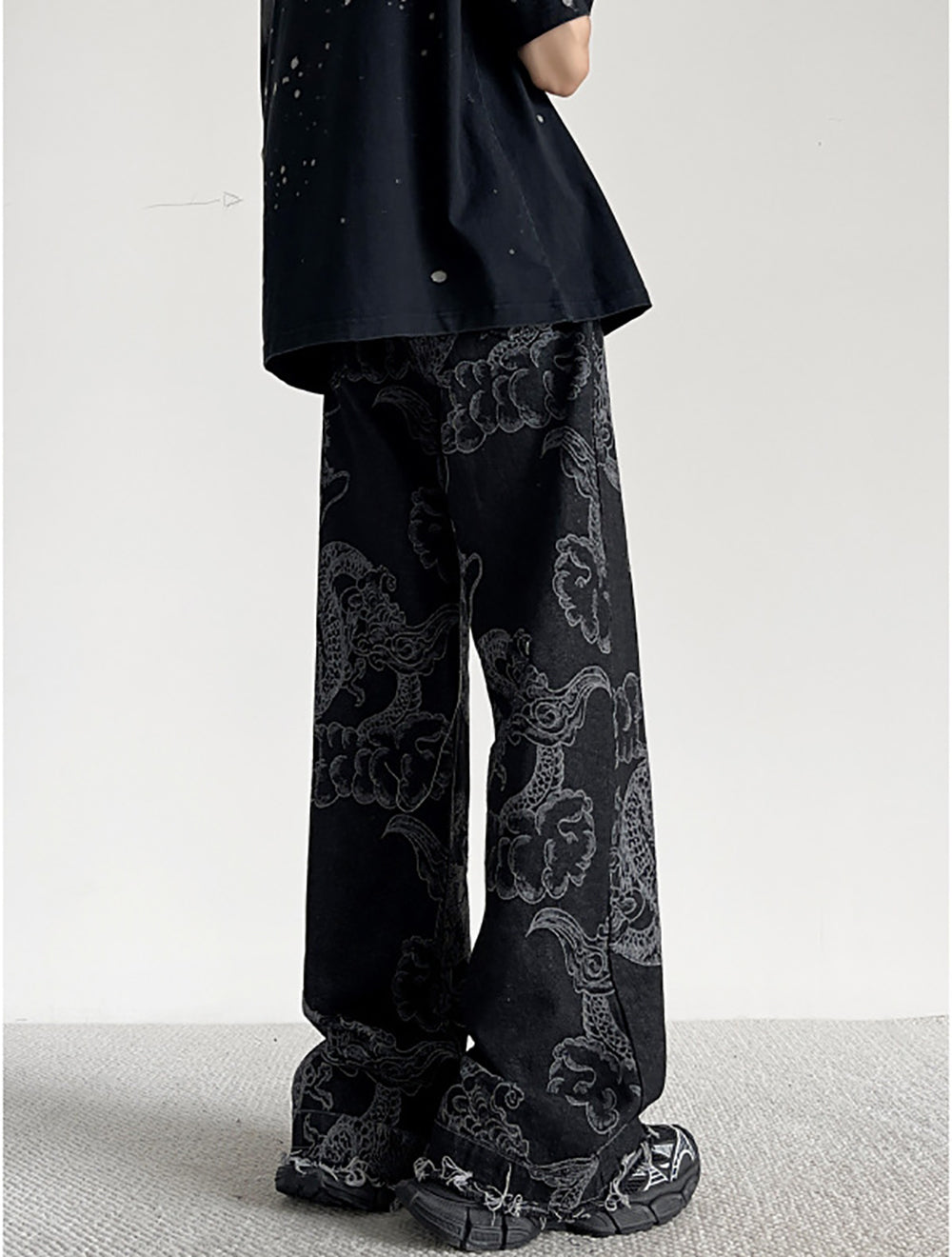 Men Wide Leg Jeans