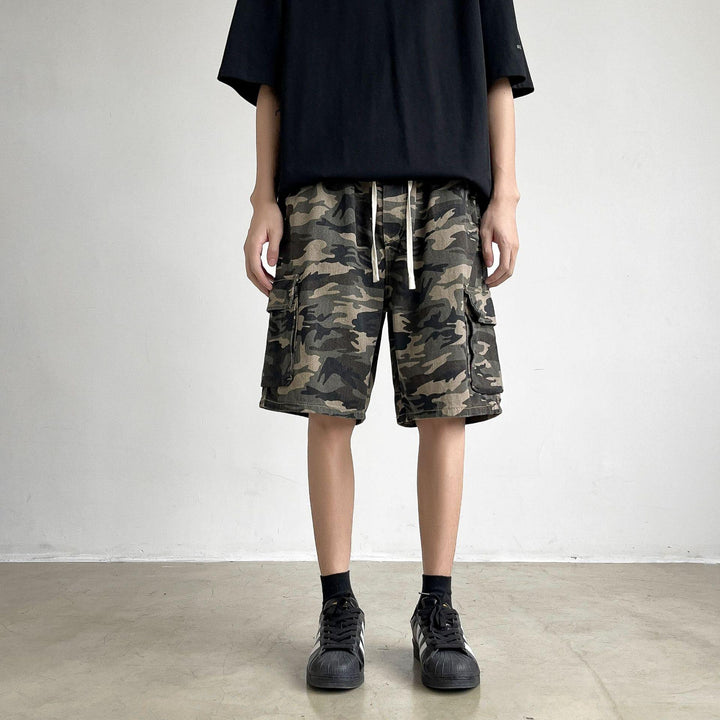 Men Camouflage Printed Shorts