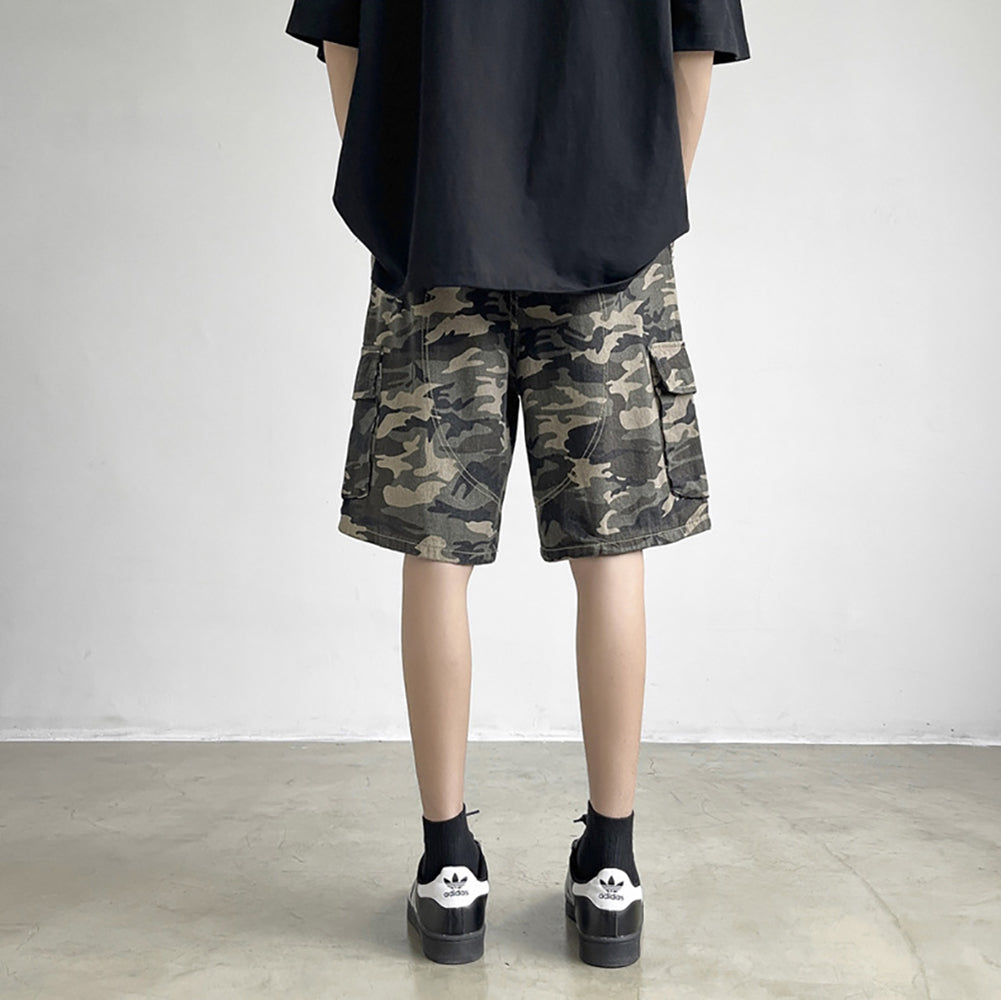 Men Camouflage Printed Shorts