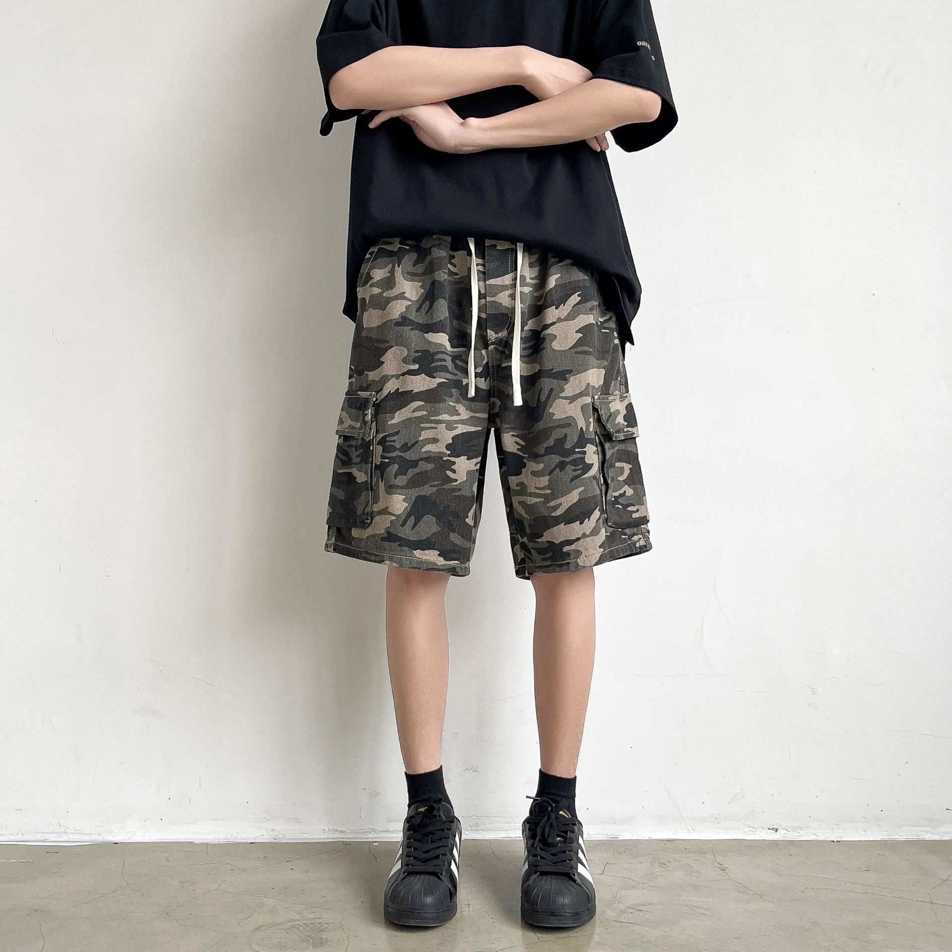 Men Camouflage Printed Shorts