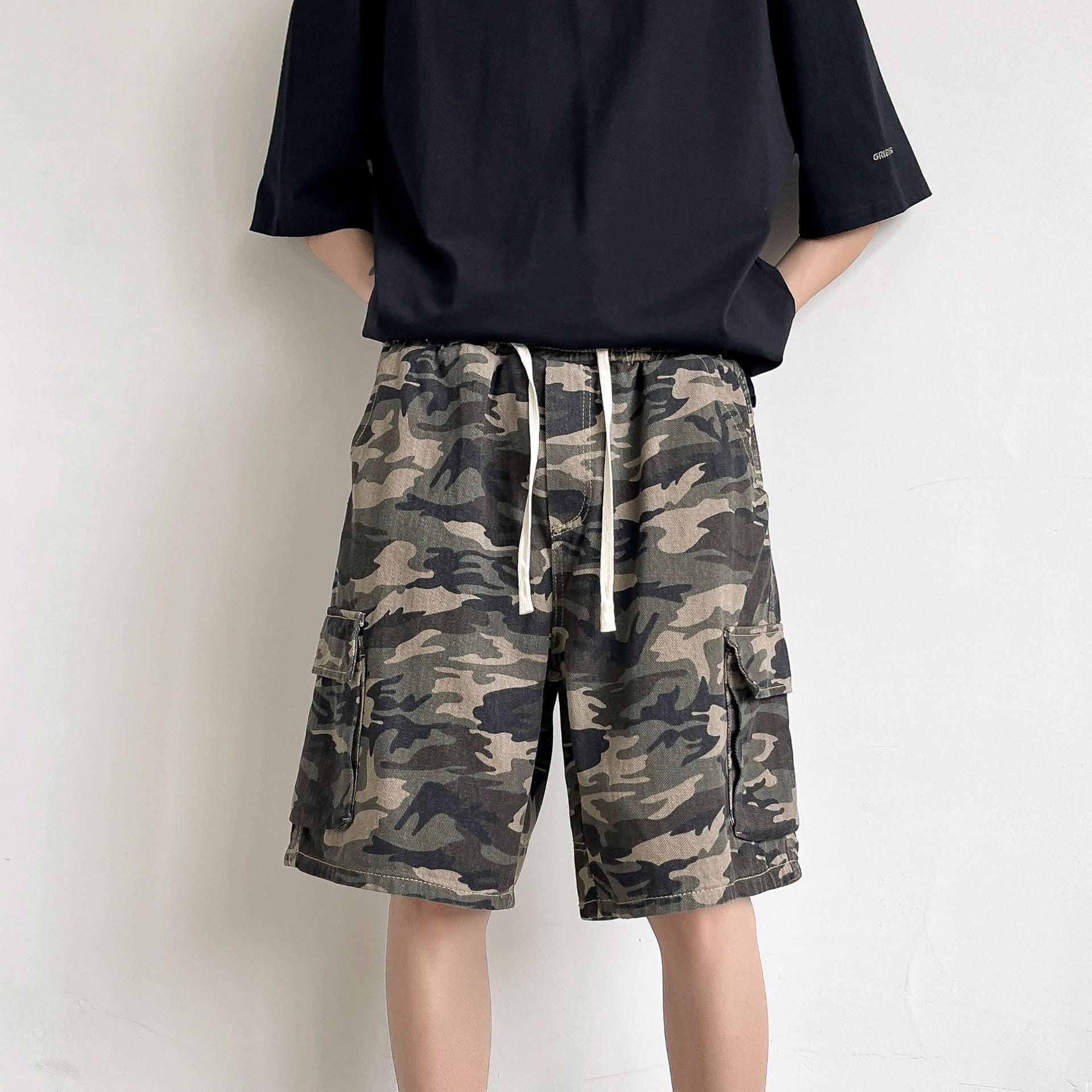 Men Camouflage Printed Shorts