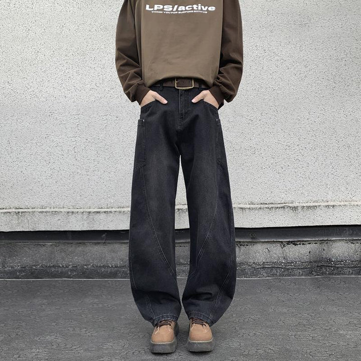 Mid-Rise Wide Leg Jeans