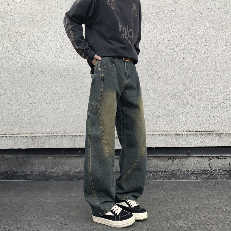 Mid-Rise Wide Leg Jeans