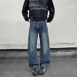 Mid-Rise Wide Leg Jeans