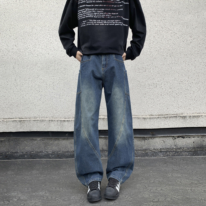 Mid-Rise Wide Leg Jeans