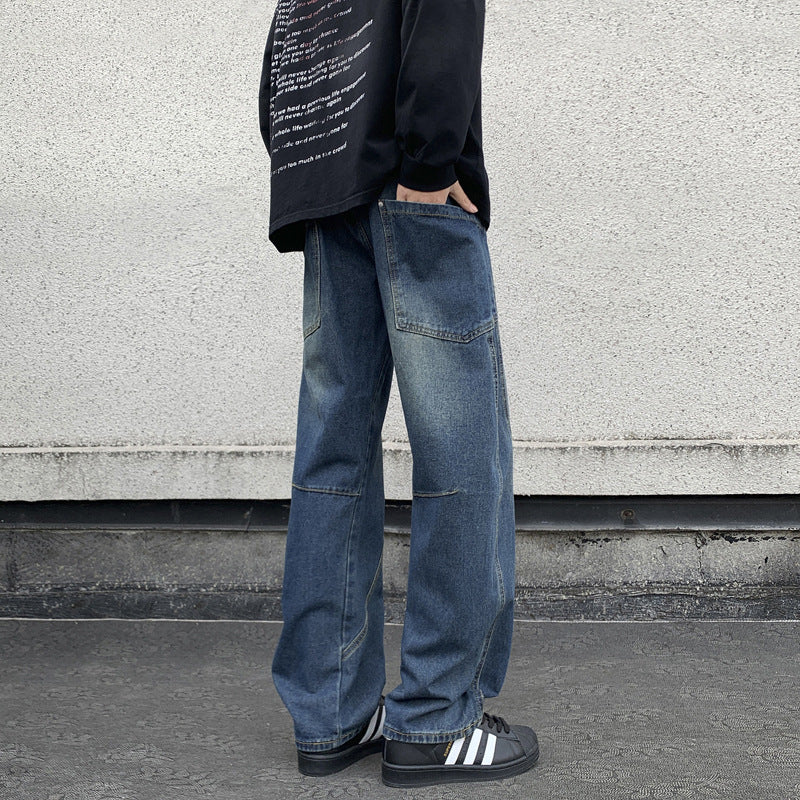 Mid-Rise Wide Leg Jeans