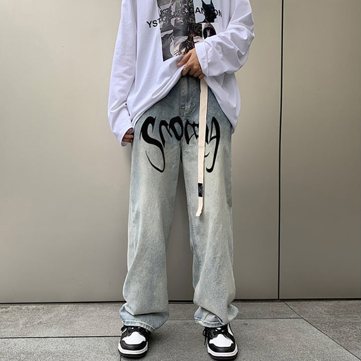 Men Relaxed Fit Heavy Fade Jeans