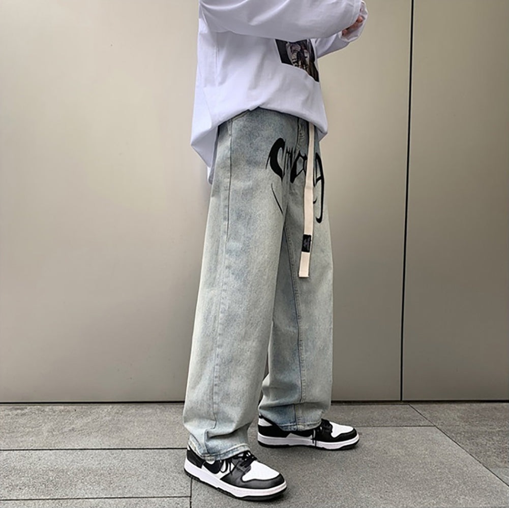 Men Relaxed Fit Heavy Fade Jeans