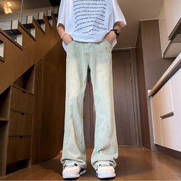 Men Straight Fit Light Fade Jeans