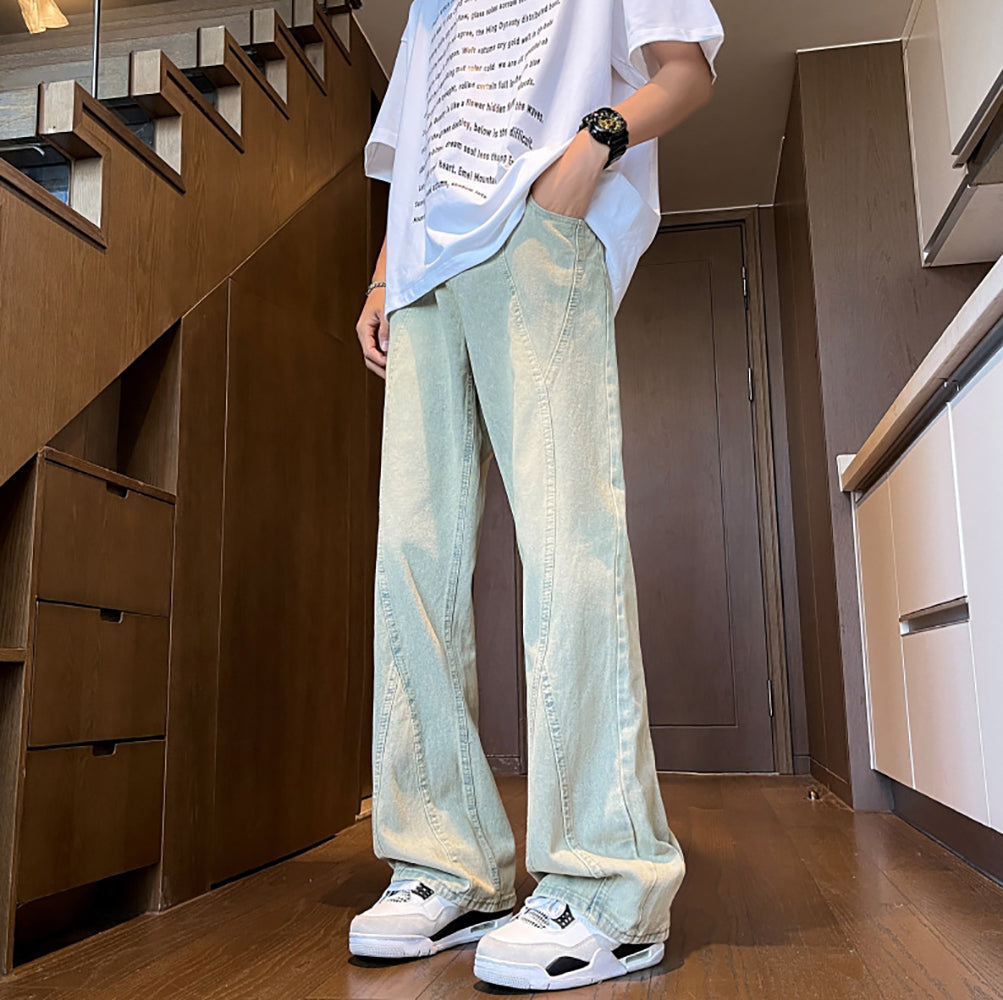 Men Straight Fit Light Fade Jeans