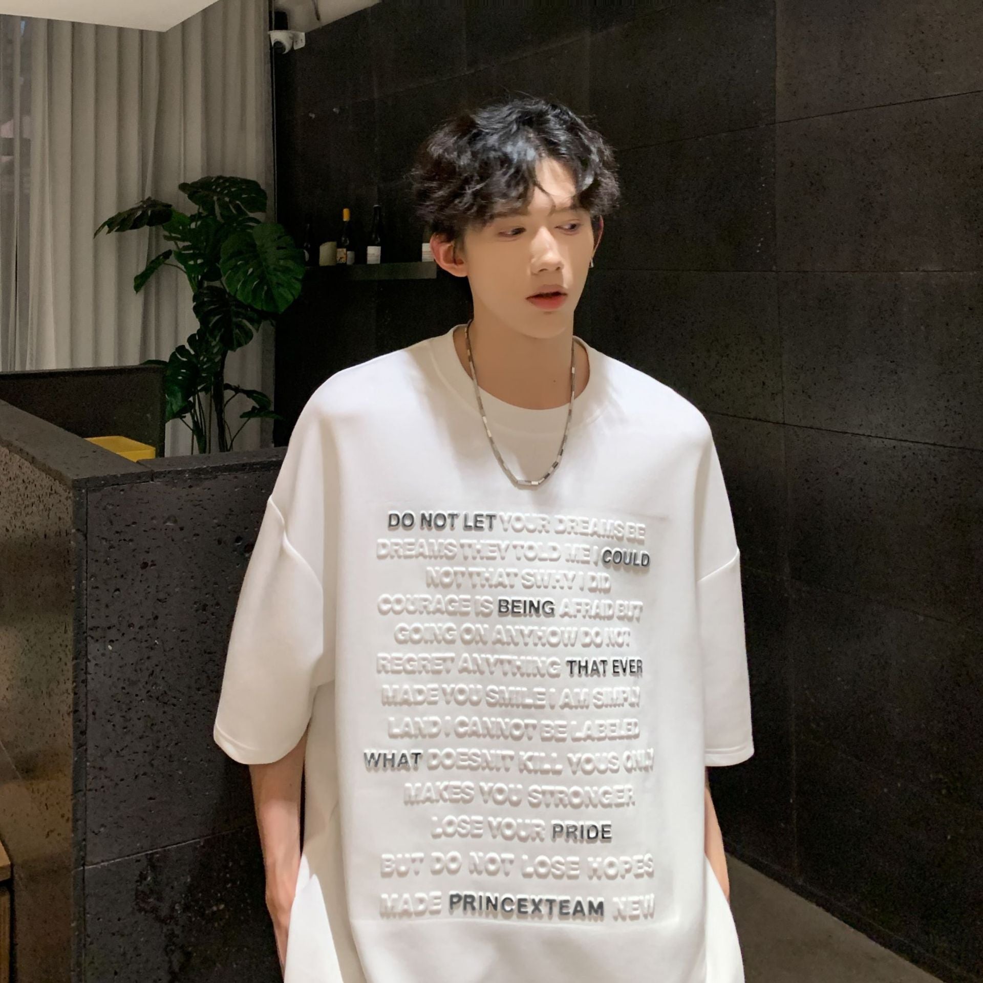 Men Solid Round Neck T-shirt