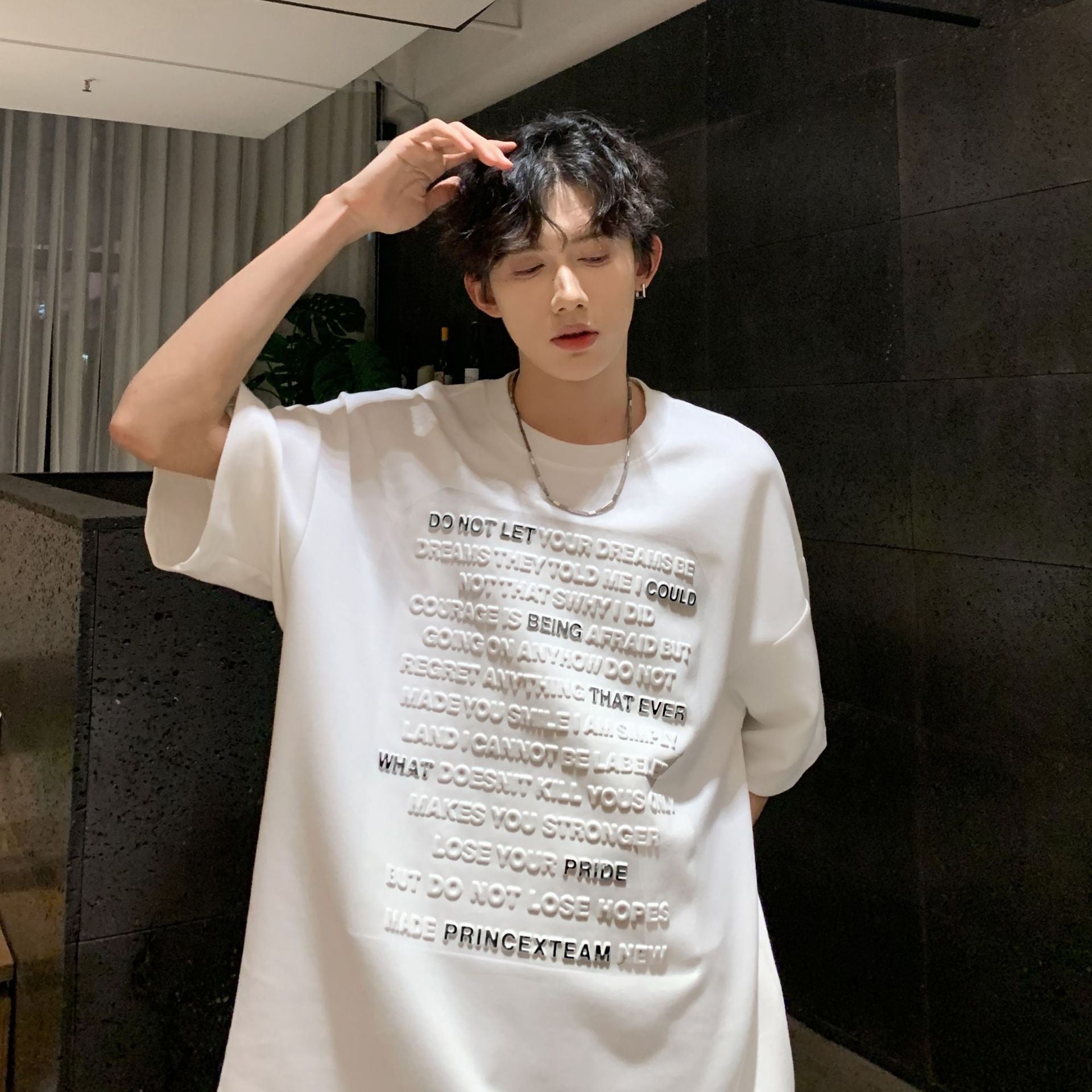 Men Solid Round Neck T-shirt