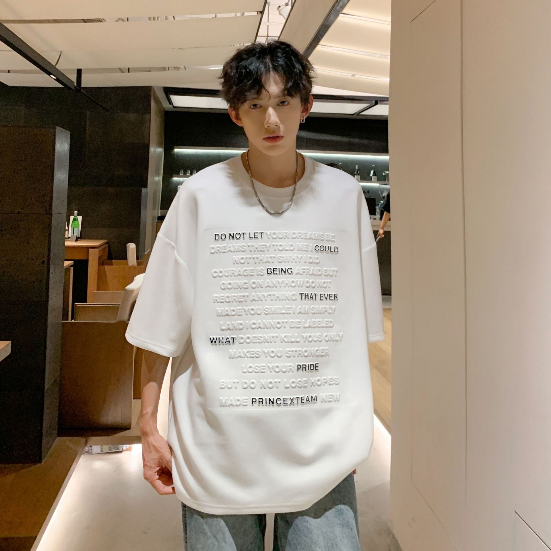 Men Solid Round Neck T-shirt