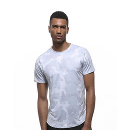 Abstract Printed Round Neck Short Sleeves T-shirt