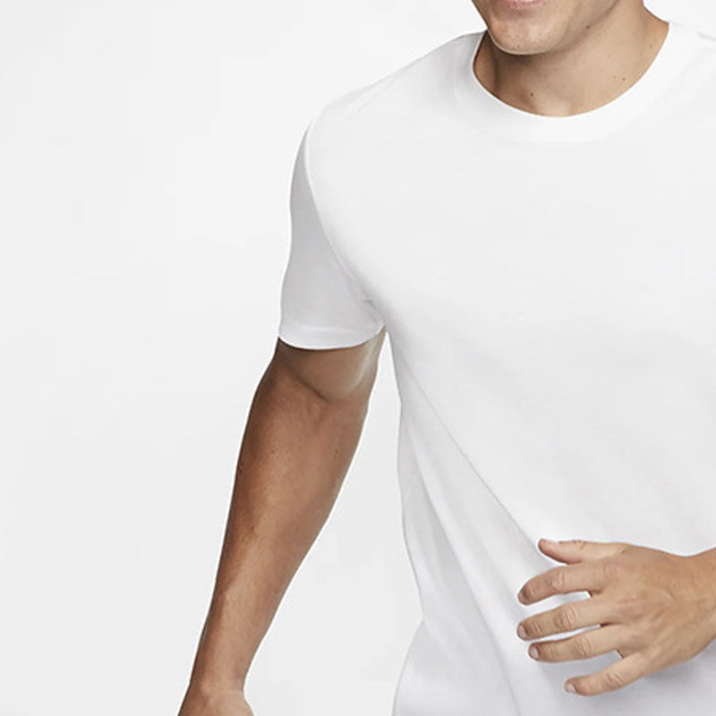 Men Solid Round Neck T-shirt